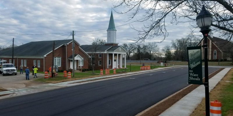 Ware Shoals asphalt paving by Moseley Bros Asphalt