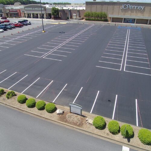 Moseley Bros Asphalt parking lot paving and striping Anderson SC