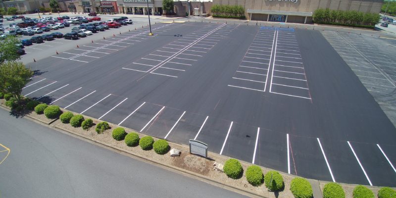 Moseley Bros Asphalt parking lot paving and striping Anderson SC