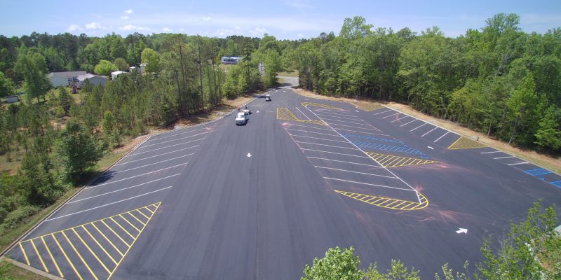 Parking Lot Paving and Striping by Moseley Bros Asphalt