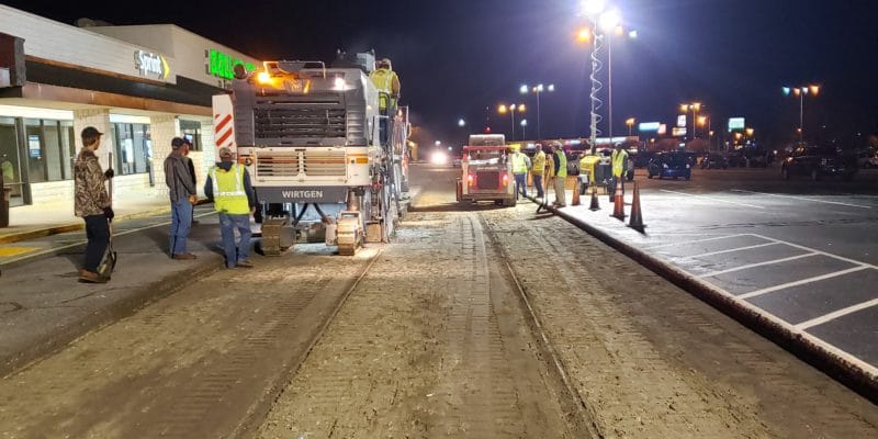 Repaving of Shopping Center Parking Lot in Seneca, SC