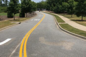 Kappa Street in Clemson, SC - 1 Asphalt Paving and Restriping of Street in Clemson, SC