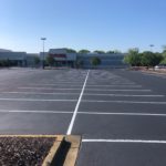 Restriping and Paving Commerical Parking Lot in Anderson, SC